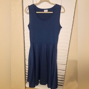 LuLaRoe Classic Navy Midi Dress